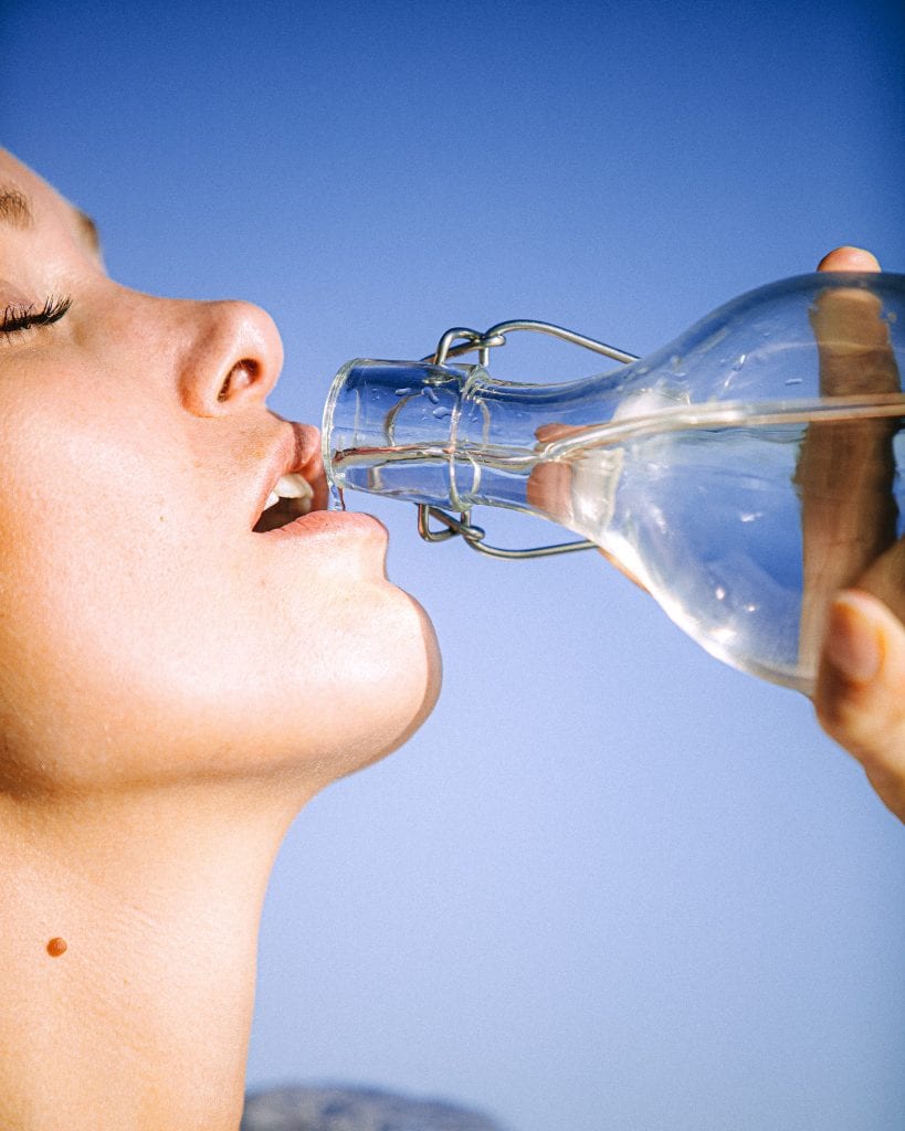Hydratation en trottinette électrique