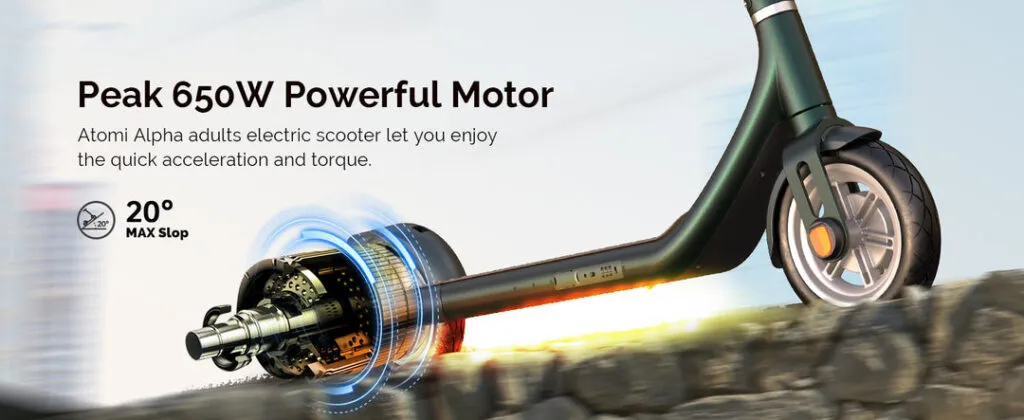 Trottinette électrique Atomi Alpha